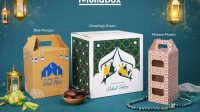Rangkaian koleksi Ramadhan dari Mulia Box yang menawarkan berbagai pilihan desain orisinal untuk mempercantik hantaran Idul Fitri.